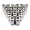 Pro Speed Ti-R Titanium Key Drive Lug Nuts Set of 20 M12x1.25 Raw PSR-TIR-125RAW