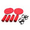 Pro Speed Custom Fit Waterproof Car Tire Warmer Set of 4 Red PSR-TW-CUS-RD
