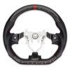 Pro Speed D Shape Carbon Fibre Leather Steering Wheel w/Red Stitching SUBR-14-CA-BKP-RB