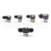 Radium V2 AN ORB to AN Male Flare Low Profile Swivel Banjo Fitting 4AN ORB to 6AN Male 20-1000-0406
