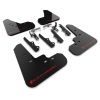 Rally Armor UR Mud Flaps Black/Red Logo MF111-UR-BLK-RD