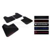 Rally Armor Universal Basic Mud Flaps Black/Pink Breast Cancer Logo MF12-BAS-BCPK
