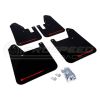 Rally Armor UR Mud Flaps Black/Red Logo MF13-UR-BLKRD