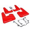 Rally Armor UR Mud Flaps Red/White Logo MF15-UR-RDWH