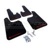 Rally Armor UR Mud Flaps Black/Red Logo MF16-UR-BLKRD