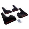 Rally Armor UR Mud Flaps Black/Red Logo Black/Red Logo MF17-UR-BLKRD