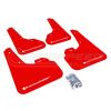 Rally Armor UR Mud Flaps Black/Red Logo Red/White Logo MF17-UR-RDWH
