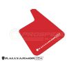 Rally Armor Universal UR Plus Mud Flaps Red/White Logo MF20-URP-RDWH