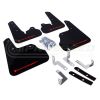 Rally Armor UR Mud Flaps Black/Red Logo MF22-UR-BLKRD