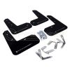 Rally Armor UR Mud Flaps Black/Silver Logo MF23-UR-BLKSIL
