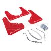 Rally Armor UR Mud Flaps Red/White Logo MF25-UR-RDWH