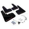 Rally Armor UR Mud Flaps Black/Orange Logo MF26-UR-BLKOR