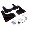 Rally Armor UR Mud Flaps Black/Red Logo MF26-UR-BLKRD