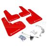 Rally Armor UR Mud Flaps Red/White Logo MF26-UR-RDWH