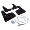 Rally Armor UR Mud Flaps Black/Red Logo MF27-UR-BLKRD