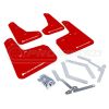 Rally Armor UR Mud Flaps Red/White Logo MF27-UR-RDWH