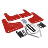 Rally Armor UR Mud Flaps Red/White Logo MF29-UR-RDWH