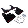 Rally Armor UR Mud Flaps Black/Red Logo MF31-UR-BLKRD