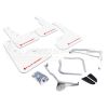 Rally Armor UR Mud Flaps White/Red Logo MF32-UR-WHRD