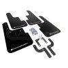 Rally Armor UR Mud Flaps Black/White Logo MF33-UR-BLKWH