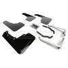 Rally Armor UR Mud Flaps Black/Silver Logo MF46-LTUR-BLKSIL