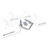 Rally Armor UR Mud Flaps White/Black Logo MF47-UR-WHBLK