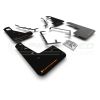 Rally Armor UR Mud Flaps Black/Orange Logo MF56-UR-BLKOR