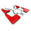 Rally Armor UR Mud Flaps Red/White Logo MF56-UR-RDWH