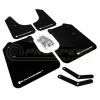 Rally Armor UR Mud Flaps Black/White Logo MF6-UR-BLKWH