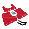 Rally Armor UR Mud Flaps Red/White Logo MF6-UR-RDWH