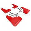 Rally Armor UR Mud Flaps Red/White Logo MF61-UR-RDWH