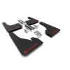 Rally Armor UR Mud Flaps Black/Red Logo MF67-UR-BLK/RD