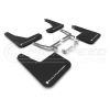Rally Armor UR Mud Flaps Black/White Logo MF77-UR-BLKWH