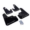 Rally Armor UR Mud Flaps Black/White Logo MF8-UR-BLKWH
