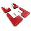 Rally Armor UR Mud Flaps Red/White Logo MF80-UR-RDWH