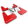 Rally Armor UR Mud Flaps Red/White Logo MF89-UR-RDWH
