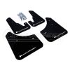 Rally Armor UR Mud Flaps Black/White Logo MF9-UR-BLKWH