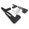 Rally Armor UR Mud Flaps Black/Light Blue Logo MF97-UR-BLK-NB