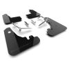 Rally Armor UR Mudflaps Black/Blue Logo Black/Dark Grey Logo MF99-UR-BLK-DGRY