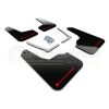 Rally Armor UR Mud Flaps Black/Blue Logo MF50-UR-BLKBL