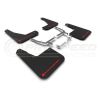 Rally Armor UR Mud Flaps Black/Blue Logo MF77-UR-BLKBL