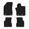 Rubbertree Luxury Carpet Car Floor Mats fits Jeep Compass 2017-on JP024LXBL
