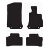 RubberTree Luxury Carpet Car Mats fits Mercedes EQC 2019-on MB098LXBL