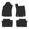 RubberTree ECO Carpet Car Mats fits Toyota Hilux Extra Cab 8th Gen Facelift Auto 2020-on TY234RCBL