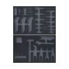 SP Tools Empty EVA Foam Tool Storage 2 Trays 89pc Tool Kit SP55602D