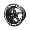 Street Pro 002 Convo Pro Drag Wheel Bead Lock Style Black 15x8.5