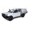 Rhino Rack JA6184 Vortex RLT600 Trackmount Silver 2 Bar Roof Rack