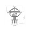 Tridon Thermostat (High Flow) TT268-160