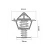 Tridon Thermostat (High Flow) TT354-189P