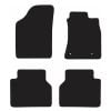 RubberTree Front Luxury Carpet Car Floor Mats fits Toyota Hilux Extra Cab 05-11 TY194LXBL-F